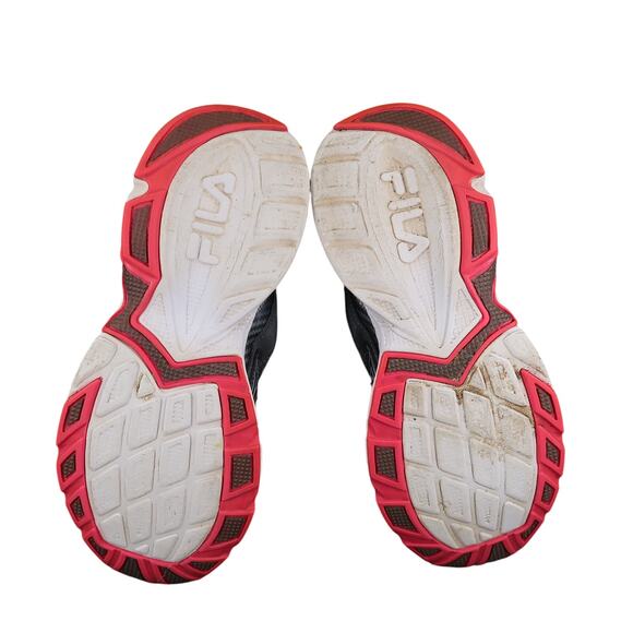 Fila Shoes Womens 8.5 Athletic Trainers Walk Run Active Casual Comfort Gray Pink - Picture 10 of 11